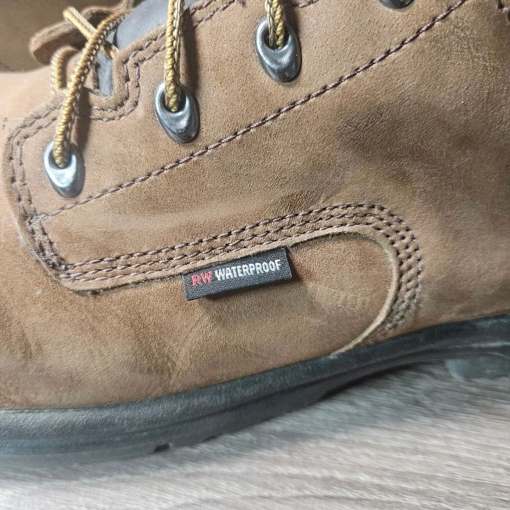 Red Wing King Toe 2240 Mens 14 B Brown Leather Waterproof Safety Toe Work Boots